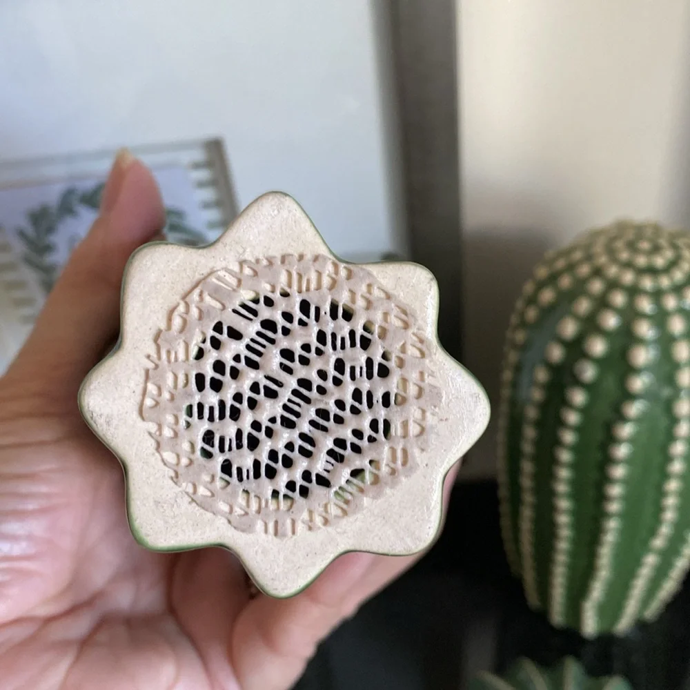 Ikea cactus 🌵 SJÄLSLIGT stoneware pottery set of 3 - Picture 4 of 17